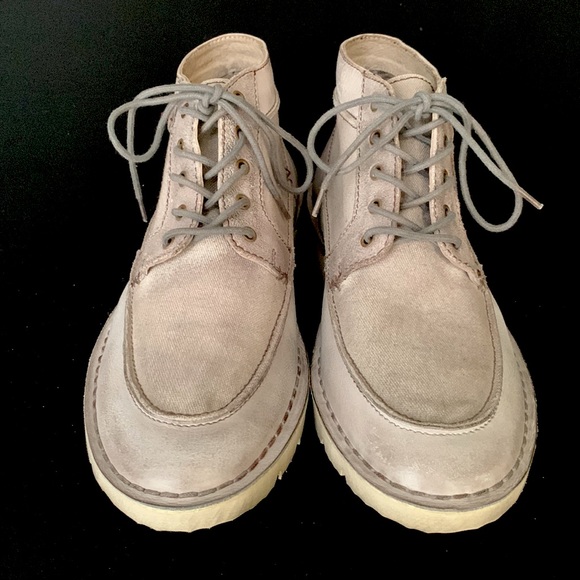 ROAN by BED|STU Glenn Leather/Canvas Hightops - Picture 2 of 8